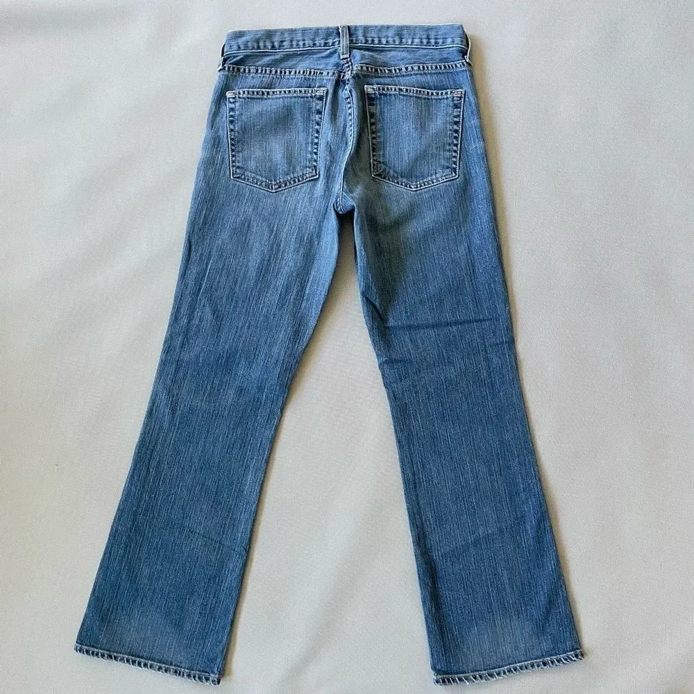 J Crew Bootcut Low Waist Denim Jeans Women’s Size 26S